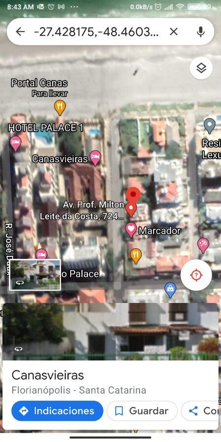 Apartamento Inteiro Dois Quartos Melhor Localizacao Pes Na Areia Florianópolis Exteriör bild